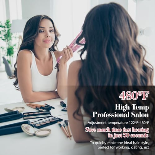Dorisilk V166C-2A Titanium Flat Iron Hair Straightener thumb #5