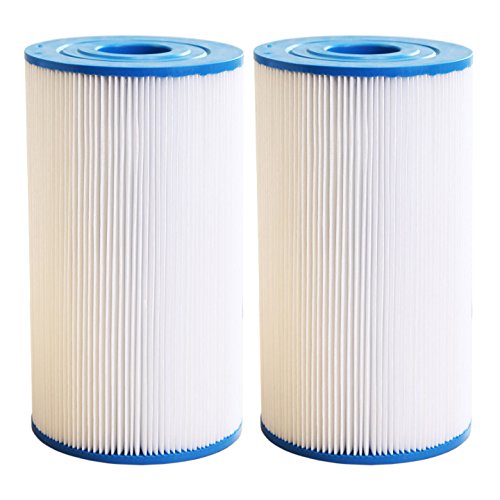 Tier1 Pool & Spa Filter Cartridge 2-Pk | Replacement For Watkins 31489, Filbur Fc-3915, Unicel C-6330, C-6430, Pleatco Pwk30, Sd-00328 And More | 30 Sq Ft Pleated Fabric Filter Media #TOP3