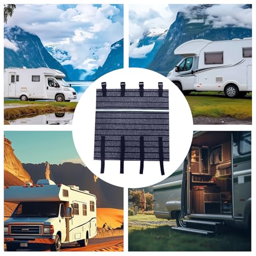 Alfombra para escalón de RV: protector impermeable ajustable para camping y rutas 5