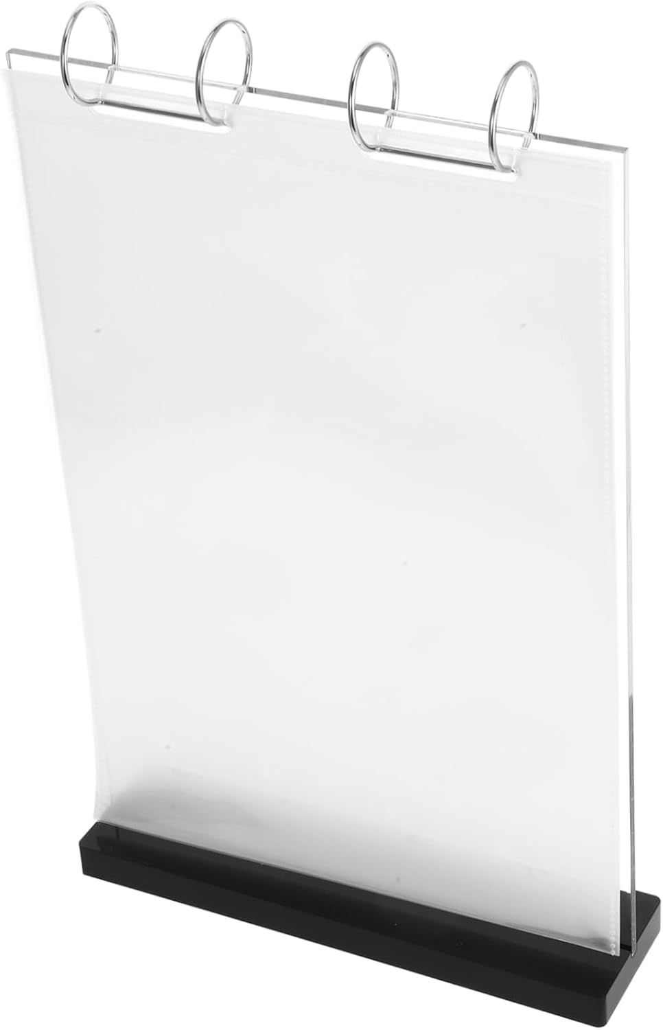 Acrylic Menu Display Stand Double-sided Restaurant Sign Tabletop Sign Holder