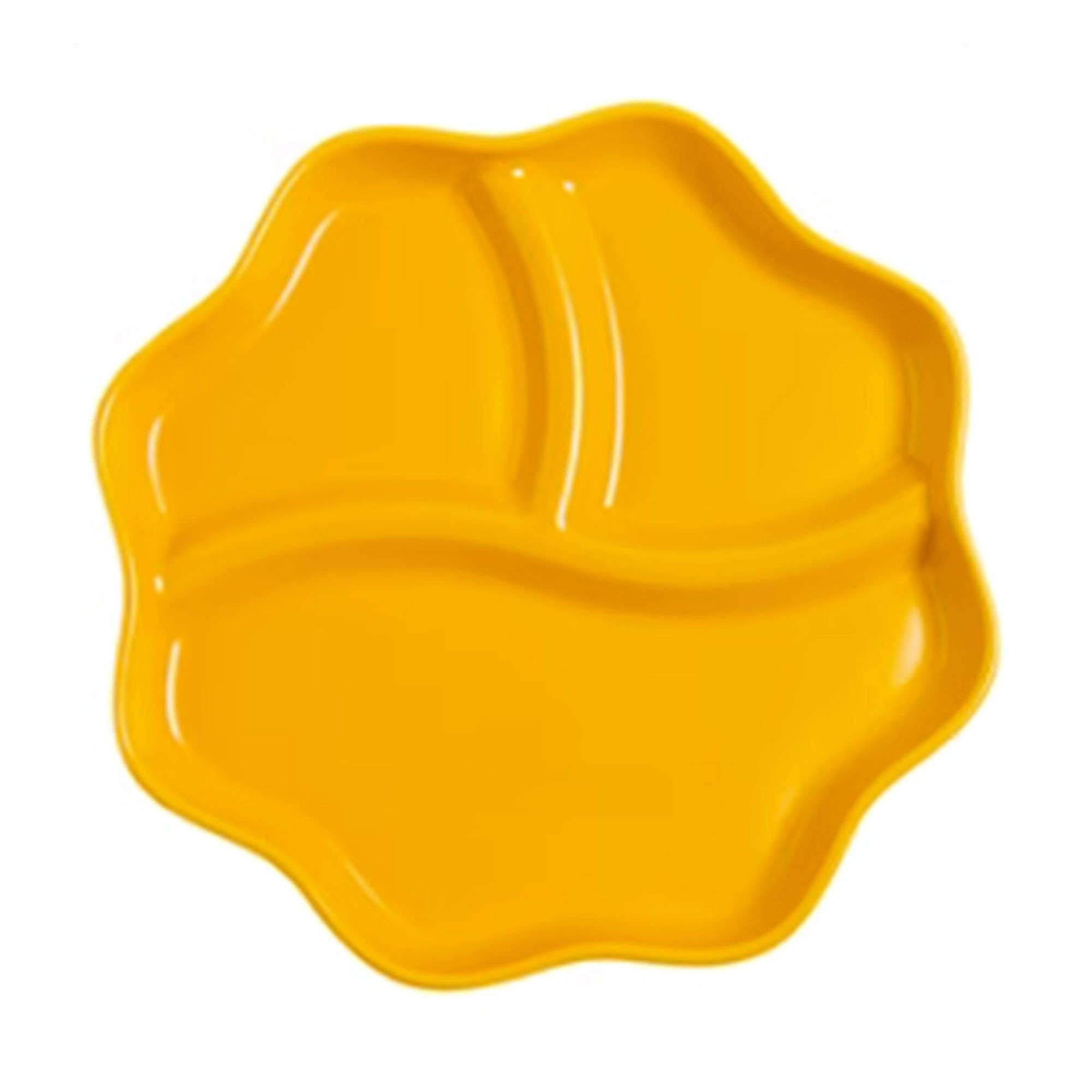 Assiettes, Assiettes à dîner divisées, assiette de contrôle régime(Yellow)
