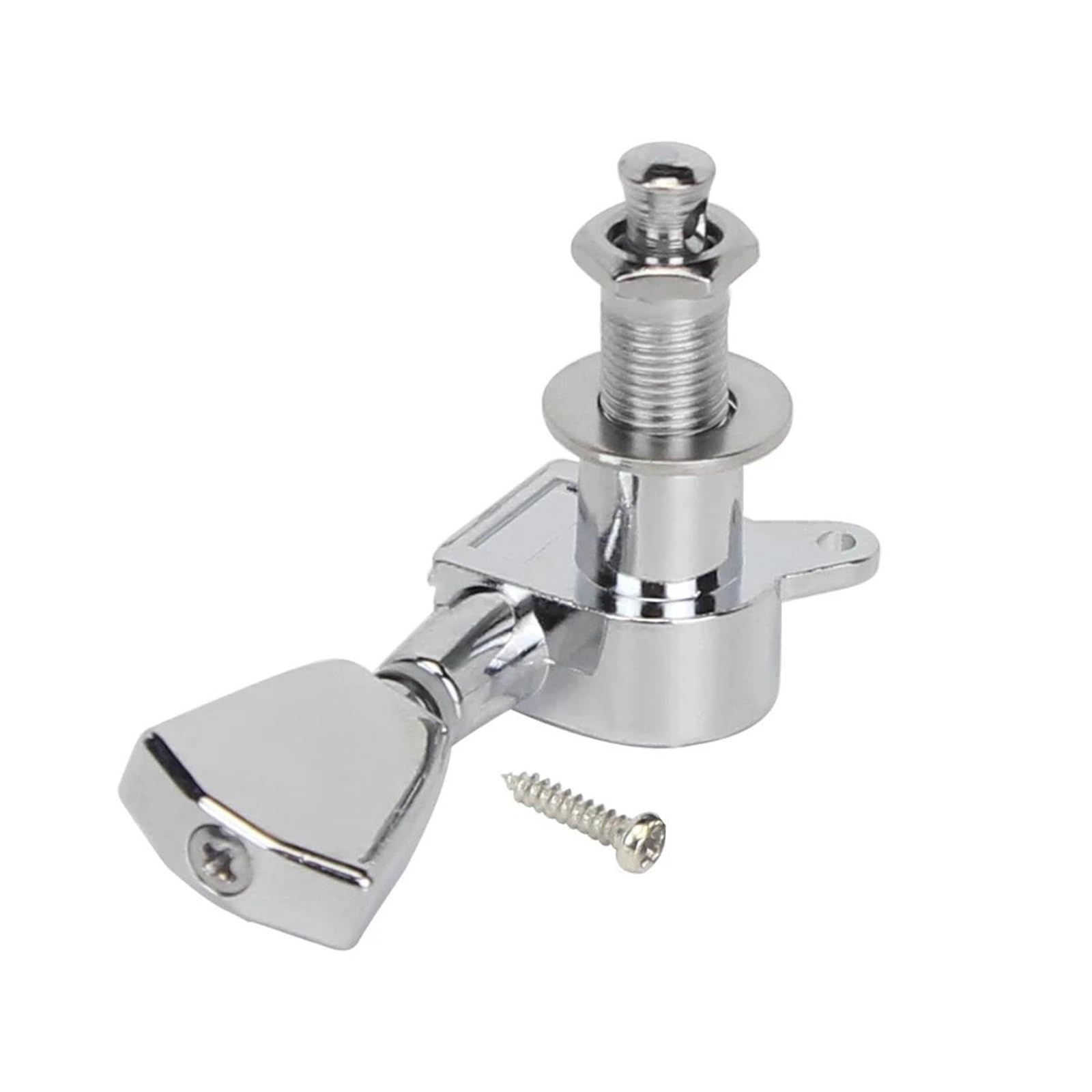 Juego De Afinador Guitarra Cerrado (3L3R) Clavijas Guitarra(Sliver)