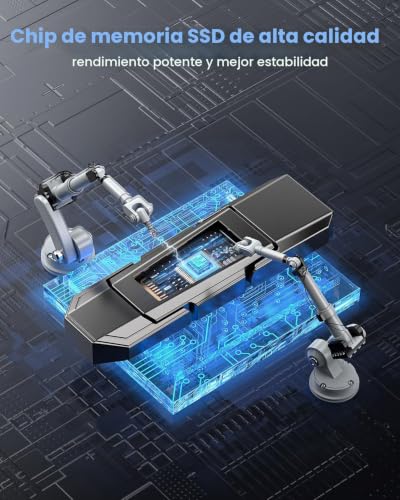 Pendrive USB C Memoria SSD Externo 512GB para Laptop Android y Tablet Type-C rápido 3