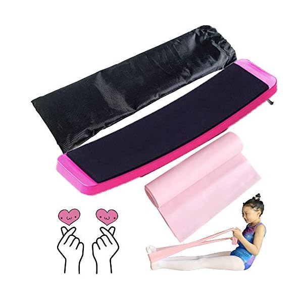 FC FUNCHEER FCfuncheer 6" Diameter Ballet Turning Board & Disc for Dancers, Dance Disc - Portable Spin Turn Disc (for All Ages) - with Free Resistance Band