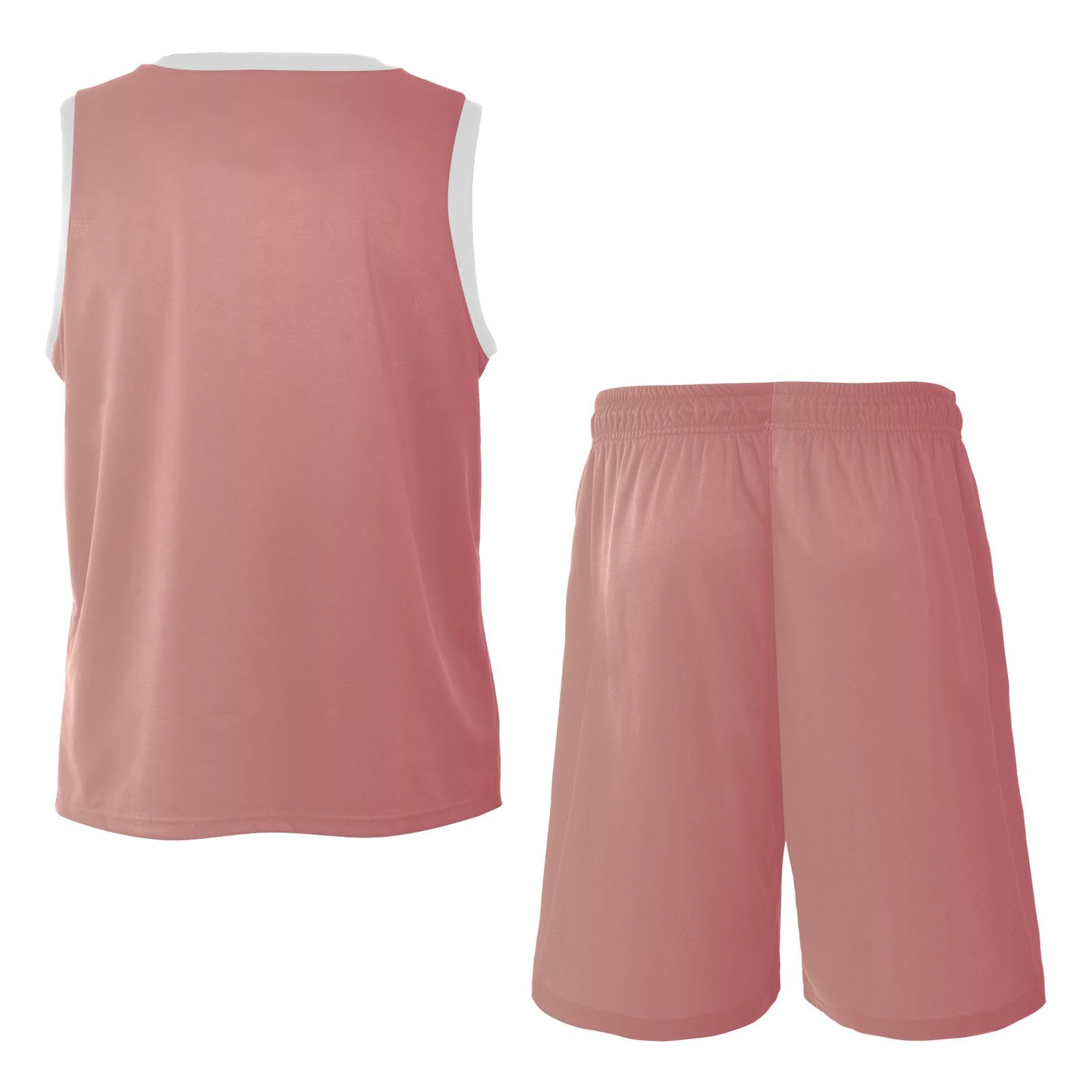 Red Gradient Youth Basketball Jersey Sportswear Boys' Youth Match-up Basketball Jersey Youth Kids Jersey Set