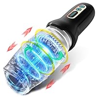 【5 Rotationsmodi und 10 Vibrationsmodi】Verabschiede sich von den traditionellen elektrischen Masturbator, mit 5 Rotationen und 10 Vibrationsmodi bietet das Toy Dir ein anderes sexuelles Erlebnis.Der leistungsstarke Motor sorgt für eine gleichmäßige R...