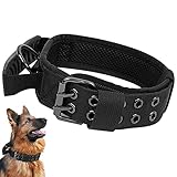【Komfortabler Steuergriff】Das taktische Hundehalsband mit speziellem Steuergriff kann auch ohne taktische Hundeleine verwendet werden. bei stark frequentierten Veranstaltungen, bei Tierarztbesuchen, Patrouillen oder Jagd, Radwegen und überfüllten Gebieten.