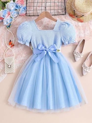 Image of TAGAS Dress for Girls Knee Length II Baby Girl Dress|| Frock for Girl |Girl Floral Sundress|Kids Frock|