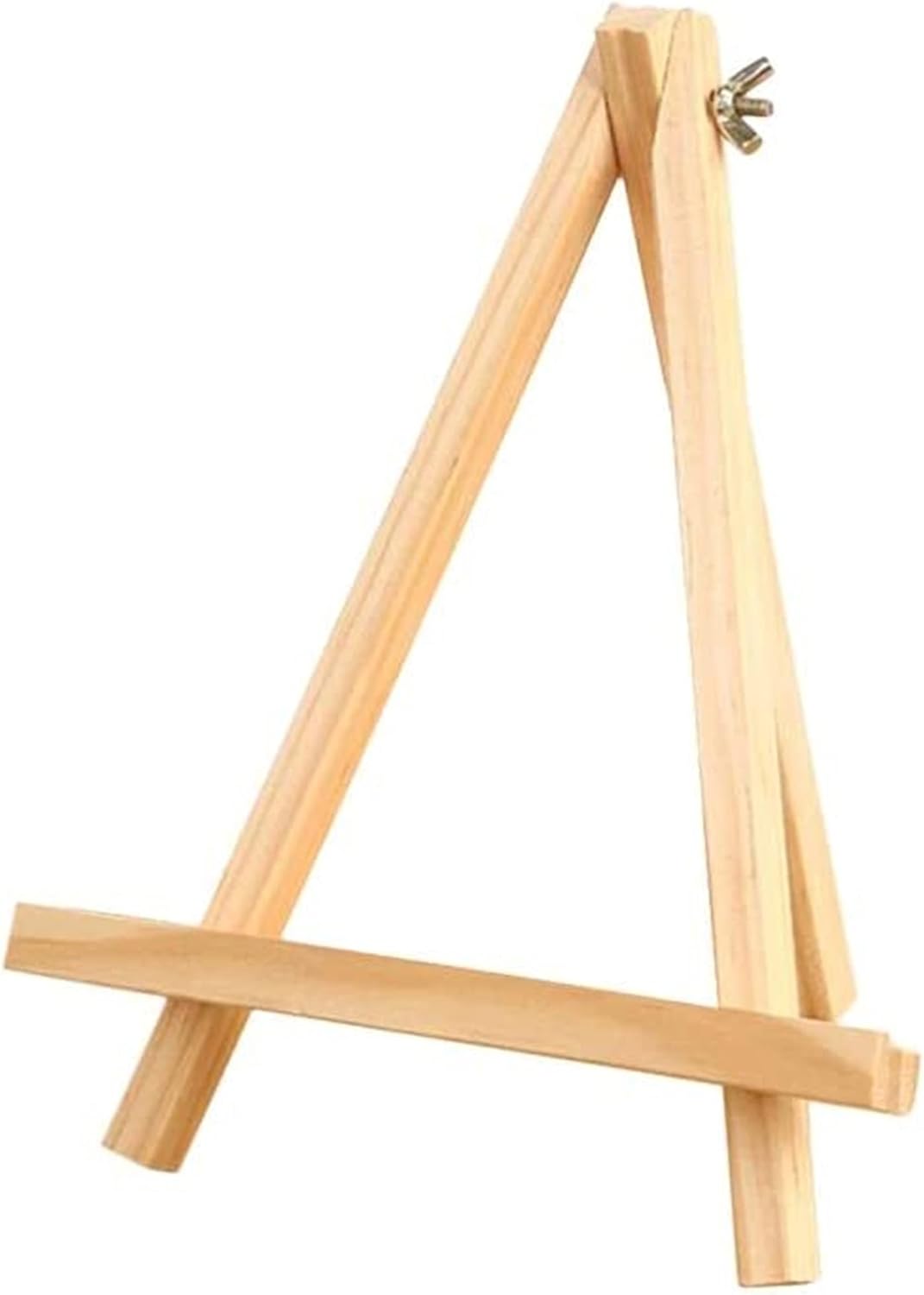 Small Tabletop Wood Display Artist A-Frame Easel, Photo Frame Bracket Photo Painting Triangle Easel