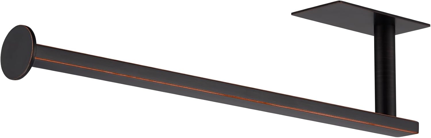 Paper Towel Holder Self-Adhesive Bar Under Cabinet for Kitchen Towel Oil Rubbed Bronze SUS304 Stainless Steel Wall Mounted Rack, AN3002ORB Oil Rubbed Bronze 1 Pack