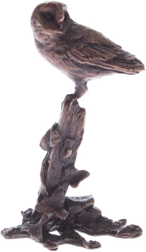 Butler & PeachDetailed Small Solid Bronze Barn Owl