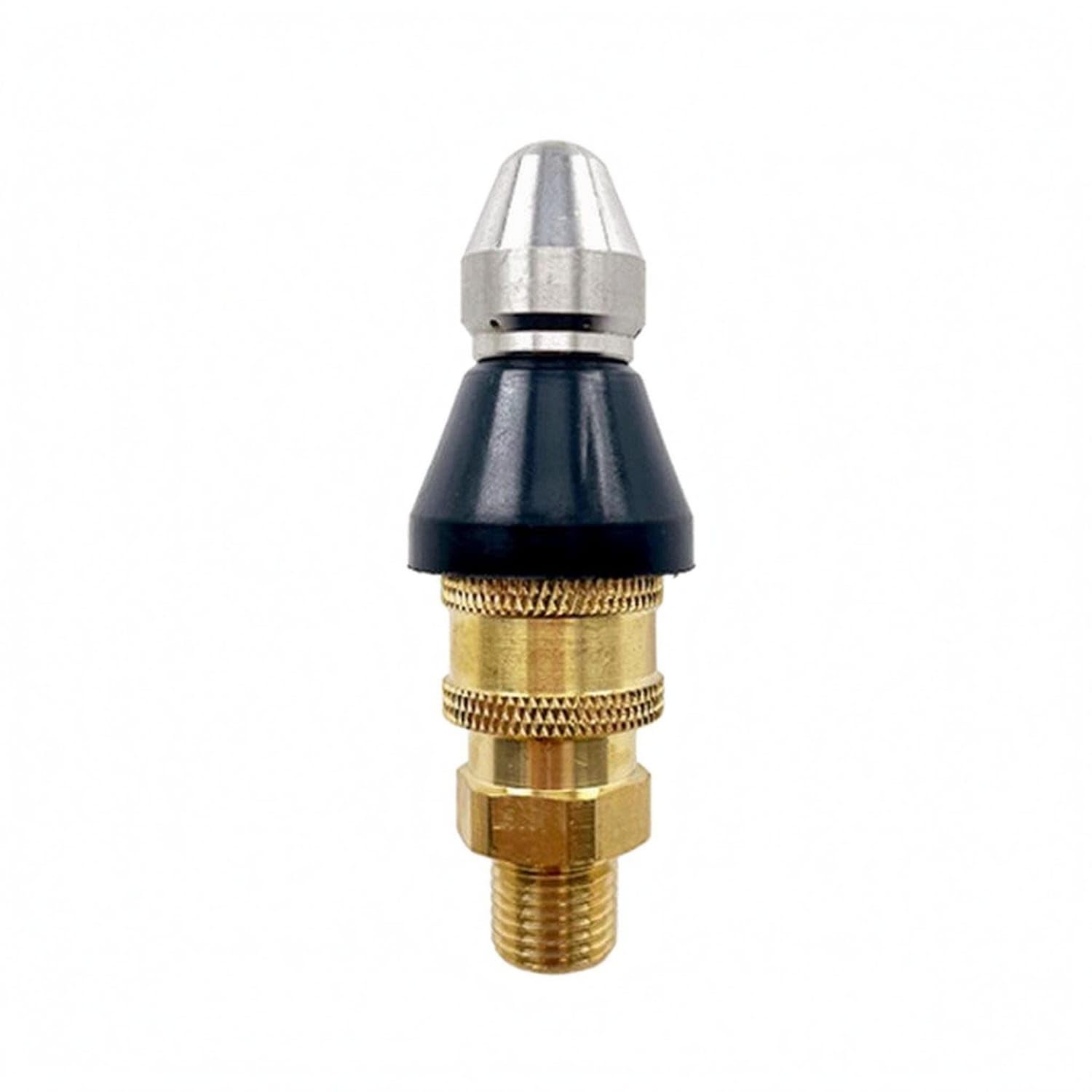 brass fitting pressure washer nozzle adapter threaded drain | cleaning nozzle adapter metal, short nozzle 1 fro a