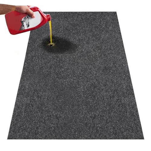 VEVOR Tapis de Sol de Garage 2286x5791,2x2,4 mm Tapis Protection Antidérapant Imperméable Eau...