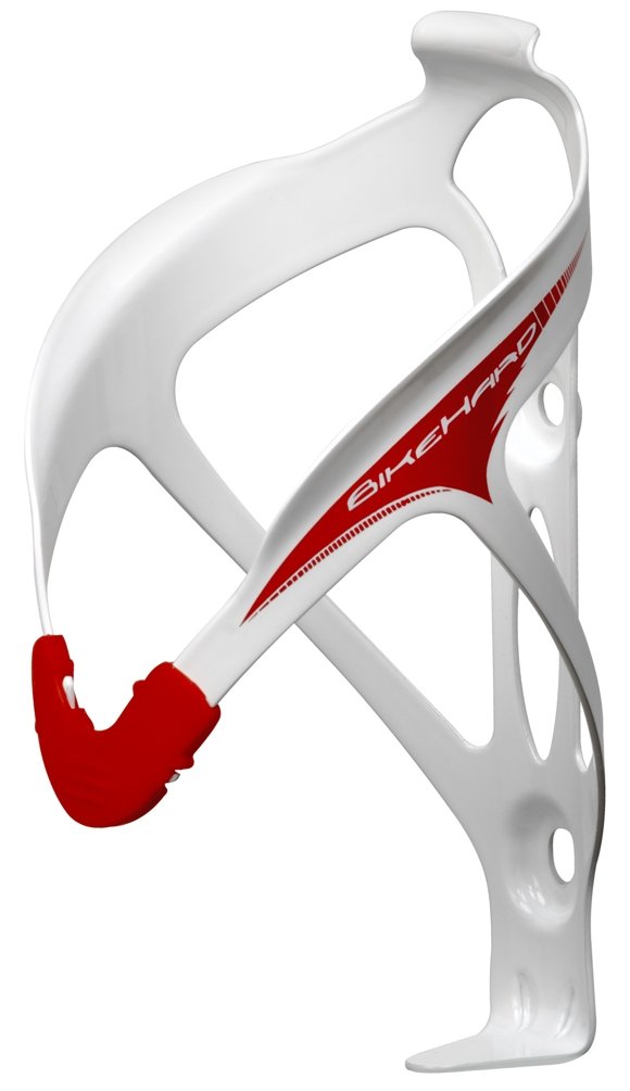 BikeHard Challenger Metal Matrix Water Bottle Cage White/Red