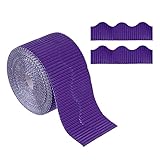 PATIKIL 3.9 Pulgadas x 49.2 Empanadas Boletín Pizarra Borde, Oscuro Púrpura