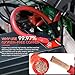 AUTOXBERT 4 Gauge 20mm2 60cm 5/16inch Car Battery Cable Wire Inverter Positive Negative Automotive Replacement Battery Cables Extender Kit