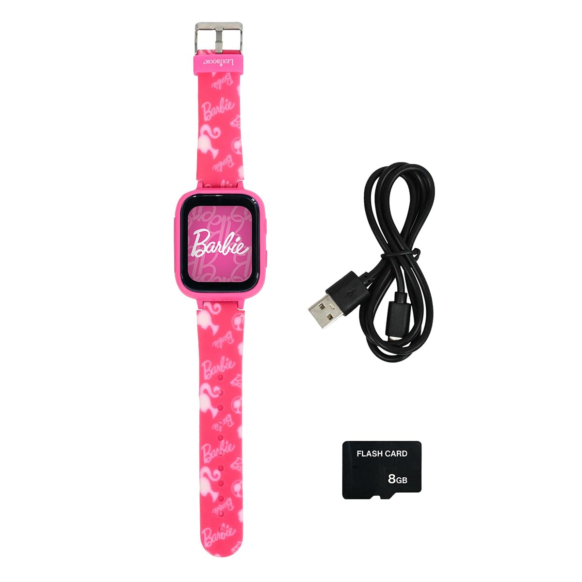 Lexibook, Barbie, Kamera-Uhr, DMW070BBLXB | HD-Touchscreen, Kamera, MP3, Lautsprecher, Schrittzähler, 5 Spiele