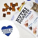 GimCat Nutri Pockets Sea Mix - Knuspriger Katzensnack mit cremiger Füllung und funktionalen Inhaltsstoffen - 1 Beutel (1 x 150 g)