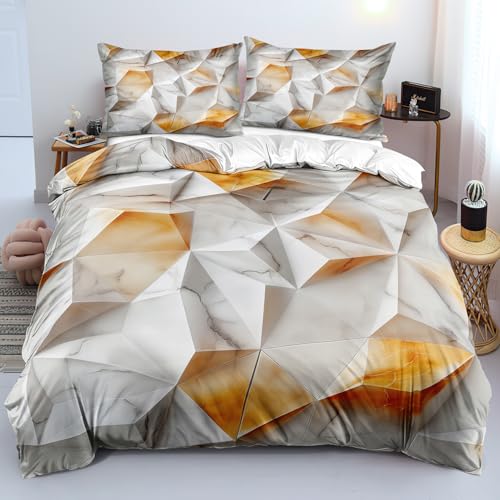 Parure de lit grise géométrique pour sublimer la chambre à coucher