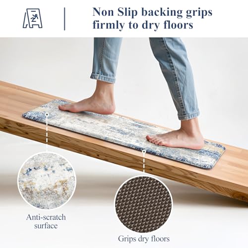 Tapete de pie para fregadero de cocina LEEVAN: comodidad acolchada para tu hogar 5