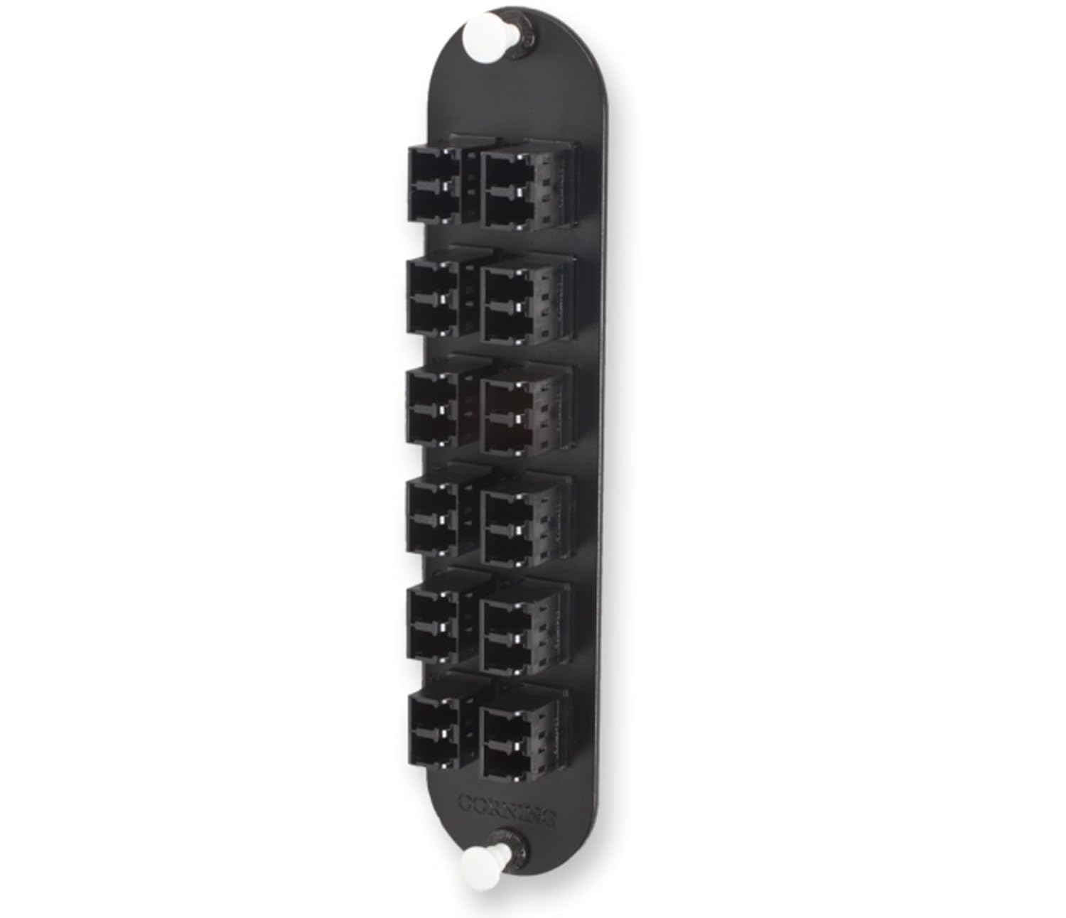 Corning LANscape CCH Patch Panel with 12 LC Duplex OM2 Multimode 50 Adapters (Ceramic Insert) CCH-CP24-D3