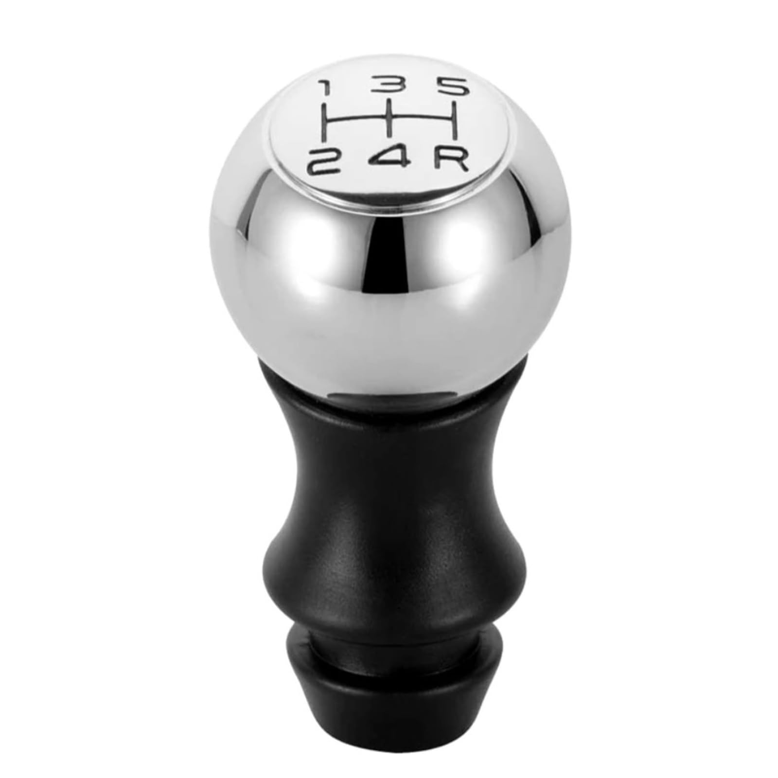 Jsyalmslw Chrome-5 Speed For Peugeot 106 107 206 207 306 307 308 3008 406 5008 605 807 Gear Knob