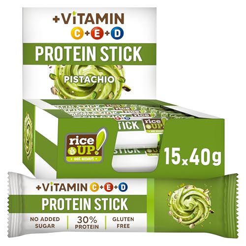 RiceUP! Vitamin Protein Bar Pistachio & Milk...