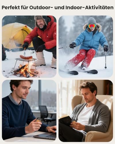 gabless Handwärmer Wiederaufladbar 2er Set, Elektrisch Handwärmer – Ansicht 8