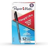 Paper Mate Flexgrip Ultra Stick Medium Point Ballpoint Pen, 12-Count