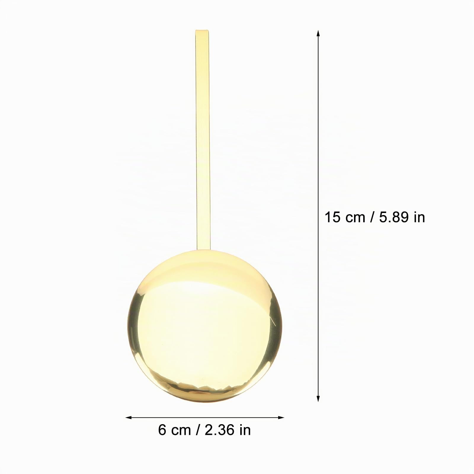 HOMSFOU Ersatz-uhrenpendel Metallpendel Für Wanduhr Uhrenzubehör Hochglanz-Gold Einfache Montage
