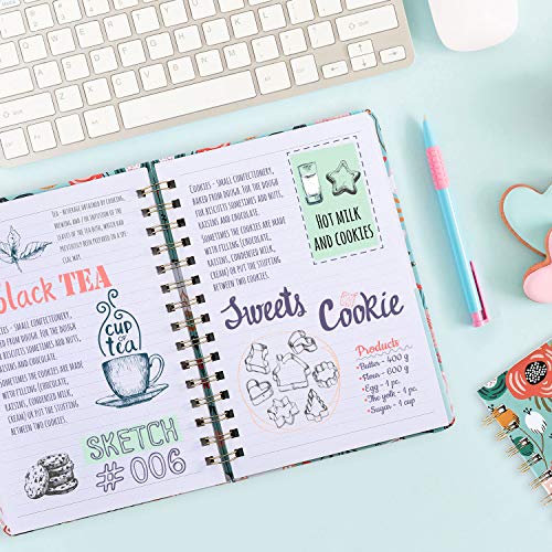 Ruled-NotebookJournal-Lined-Journal-with-Premium-Thick-Paper-84-X-625-College-Ruled-Spiral-JournalNotebook-Banded-with-Exquisite-Inner-Pocket-Hardcover