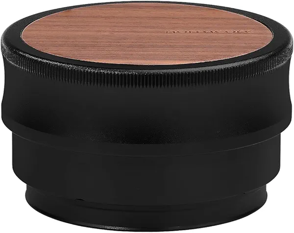 Normcore 53.3mm Palm Tamper, Adjustable Pressure Coffee Tamper, Espresso Calibrated Spring Loaded Tamper, Calibrated with Double Spring, Titanium PVD Coating Flat Base