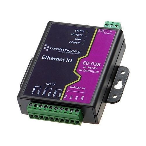 Brainboxes ED-038 Ethernet to Digital IO Relay (BrainboxesED-038)