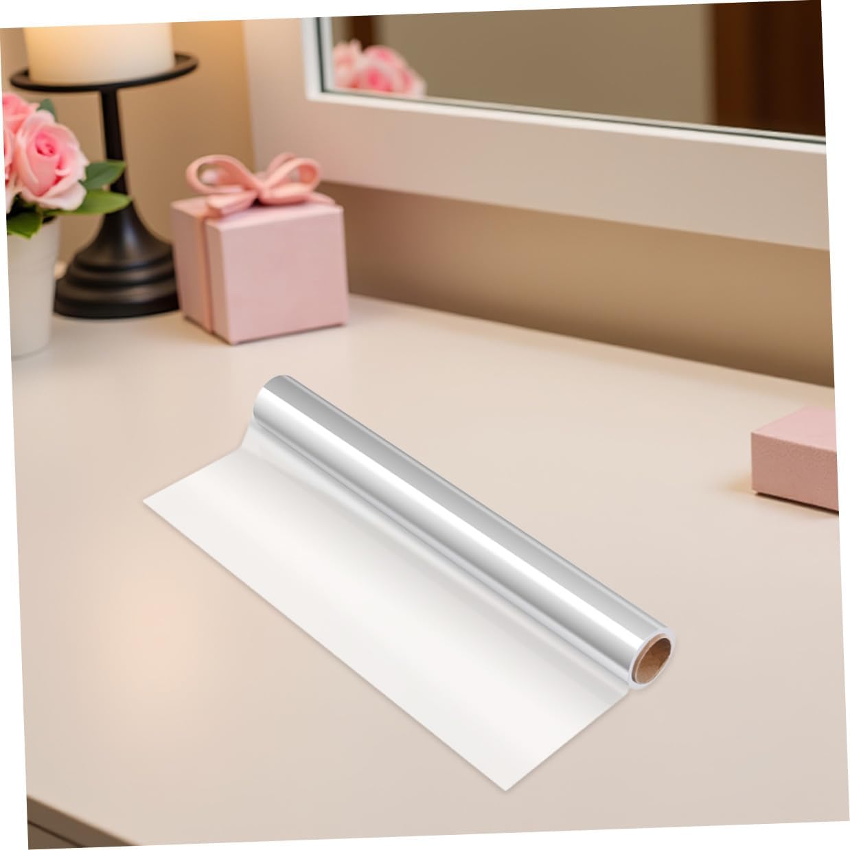 Gogogmee Cellophane Wrap Roll 50cm X 50m Floral Bouquet Wrapping Film for Florists Packaging Paper Craft Supplies