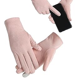 Lamparas De Pared Tactiles 1 Par Guantes De Protección Solar Para Mujer Guantes Transpirables Uv Para Pantalla Táctil Completa Guantes Antideslizantes Conducción Para Actividades Al Aire Libre Equitación Pesca Golf (Rosa