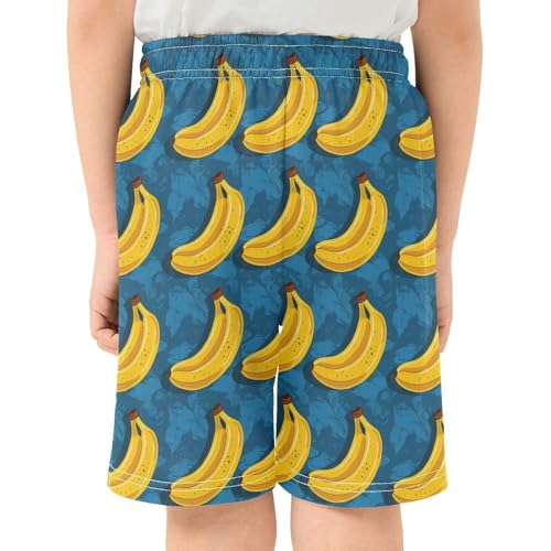 senya Boys Athletic Short Yellow Bananas Cartoon Soft Pants Summer Shorts Bottoms with Pocket4