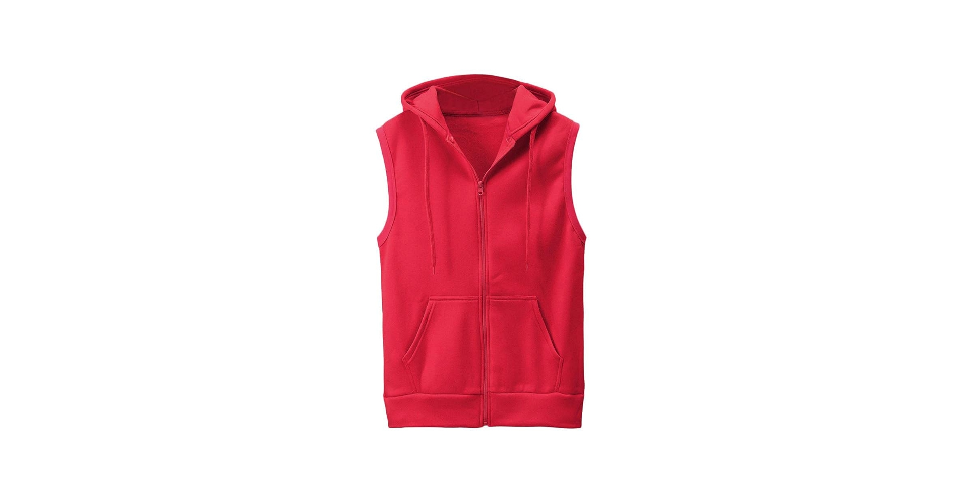 かなたSWEAT SLEEVELESS ZIPPED HOODIE Amazon.com: Men's Zip Up Sleeveless Hoodie Workout Cotton