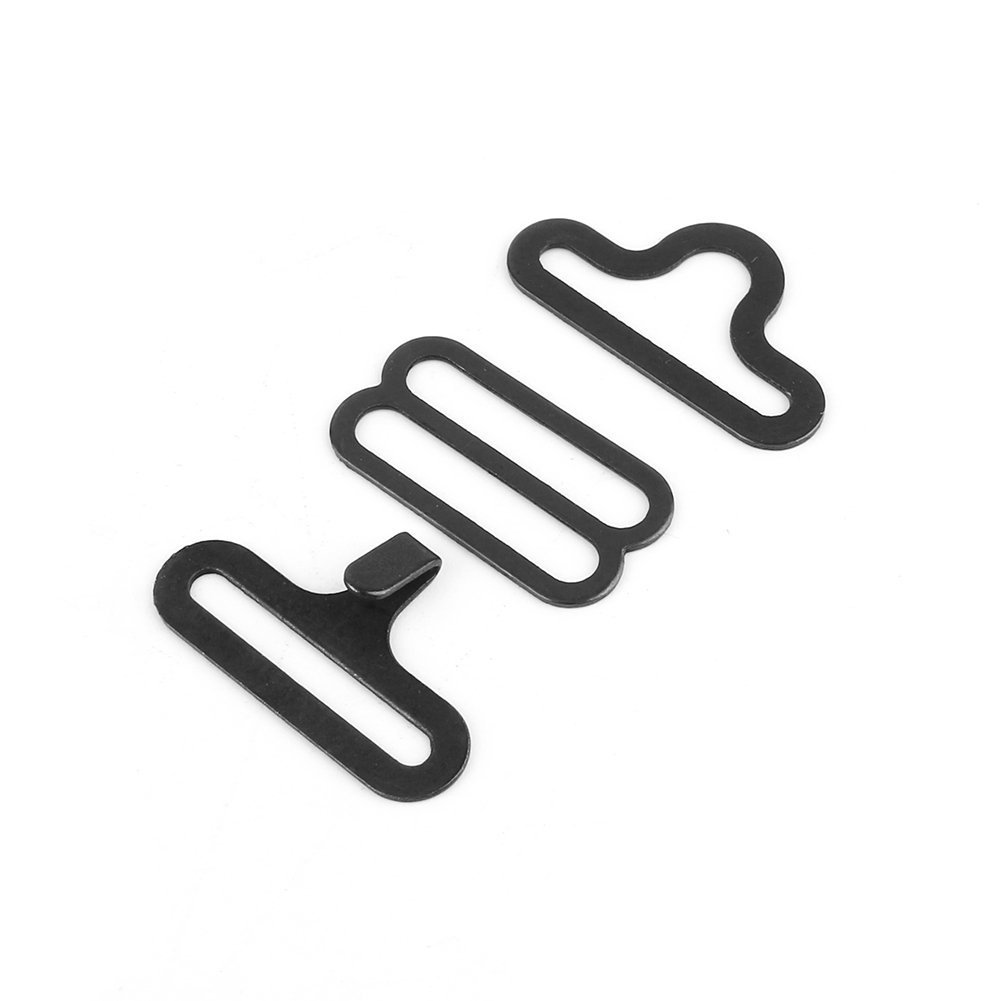 Yosoo 50Pcs Metal Adjustable Bow Tie Hardware Cravat Clip Hook Fastener Necktie Strap