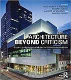  Architecture Beyond Criticism: Expert Judgment and Performance Evaluation