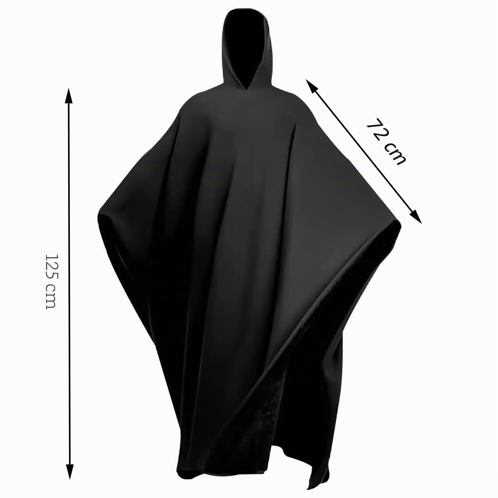 Cape-Couverture Oversize, Capuche Lestée, Coupe Ample Unisexe, Sweat à Capuche Arcane pour Hommes et Femmes, Poncho-Couverture Confortable à Porter