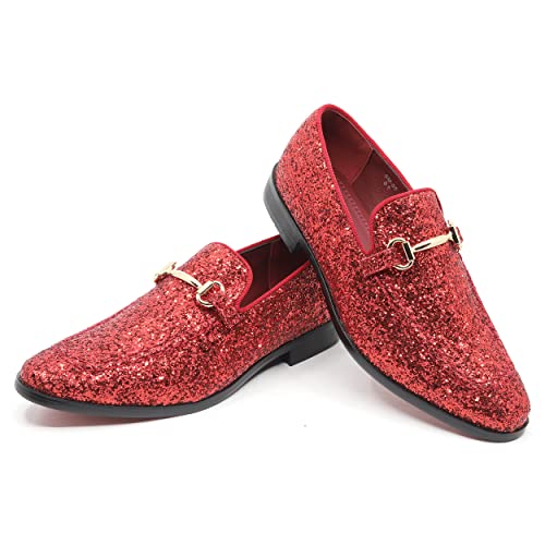 Image of Men's Velvet Designer Classic Dress Tuxedo Smoking Slipper Loafers Slip On Shoes SM-56