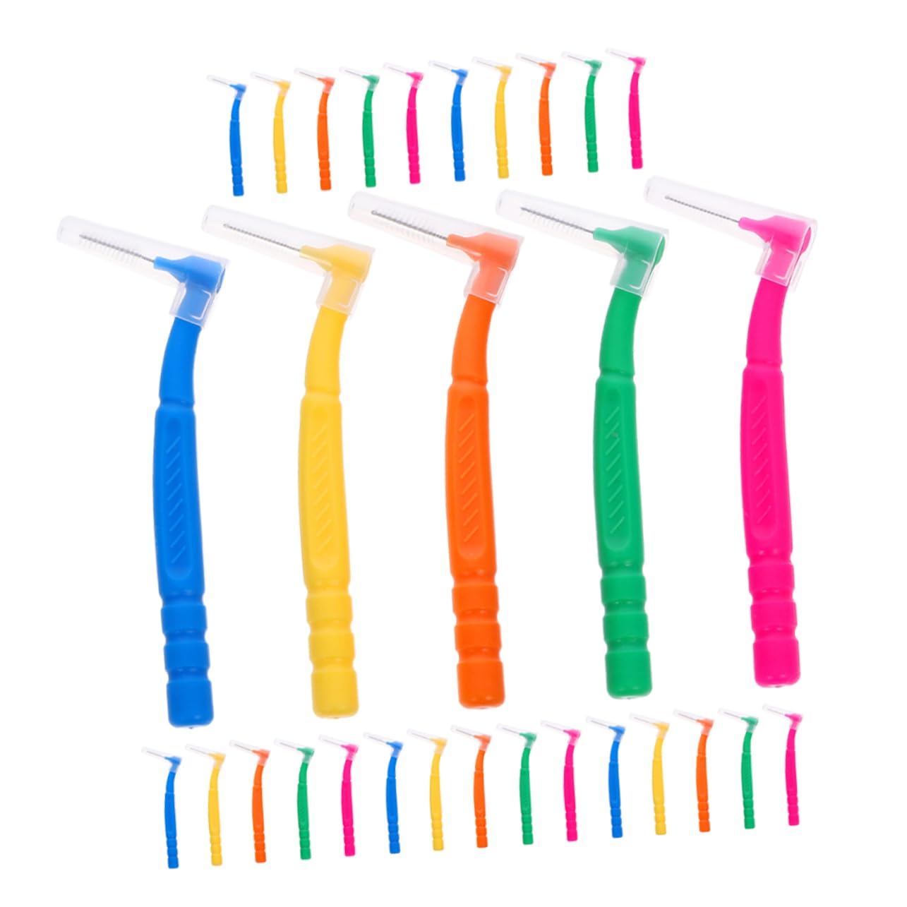 150pezzi Interdental Brush Spazzolini Per Orale Per e Spazi Interdentali Adatti Per Ortodontici Difficili