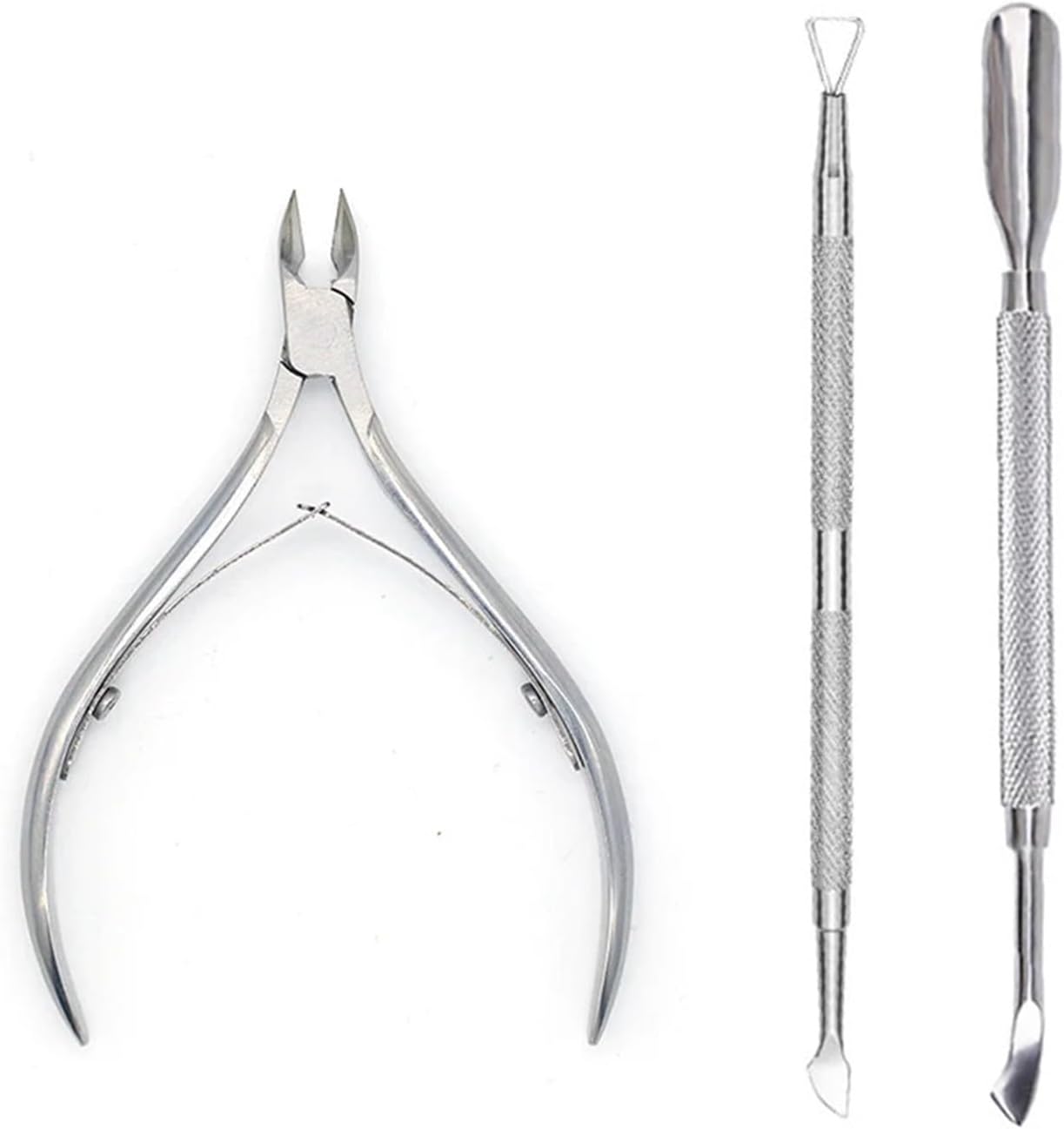 Nail Manicure Scissors Cuticle Cutter Nails Cuticle Nippers Dead Skin Remover Pedicure Stainless Steel Cutters Tools(16)