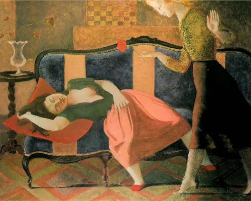Affiche Balthus The Dream impression d'art premium décoration de salon