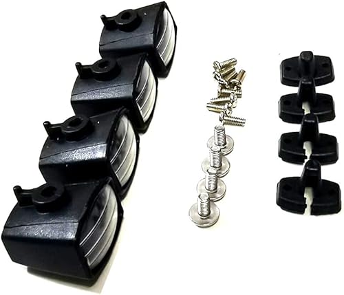 Miniatura 5 de Luces LED antiniebla para techo delantero, cubierta de simulación, foco cuadrado, 4 unids/set para 1/10 1/12 1/14 RC escala Rock Crawler escalada