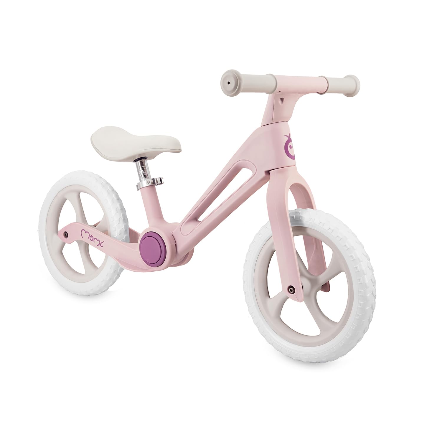 Momi Vélo draisienne NORU pour Enfants dès 2 Ans (Max 25 kg), Pliable d’Un Bouton, Selle réglable, Roues EVA increvables 12 Pouces