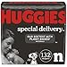 Hypoallergenic Baby Diapers Size Newborn (up to 10 lbs), Huggies Special Delivery, Fragrance Free, Safe for Sensitive Skin, 132 Ct