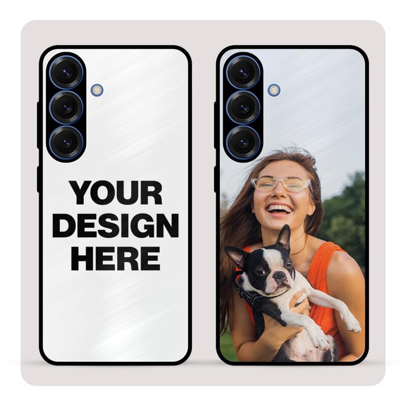 Image of Personalized Back Cover for Samsung Galaxy S26 | Custom Case with Name, Photo or Logo | PrintShield Hybrid with Soft TPU Grip & Scratch Protection