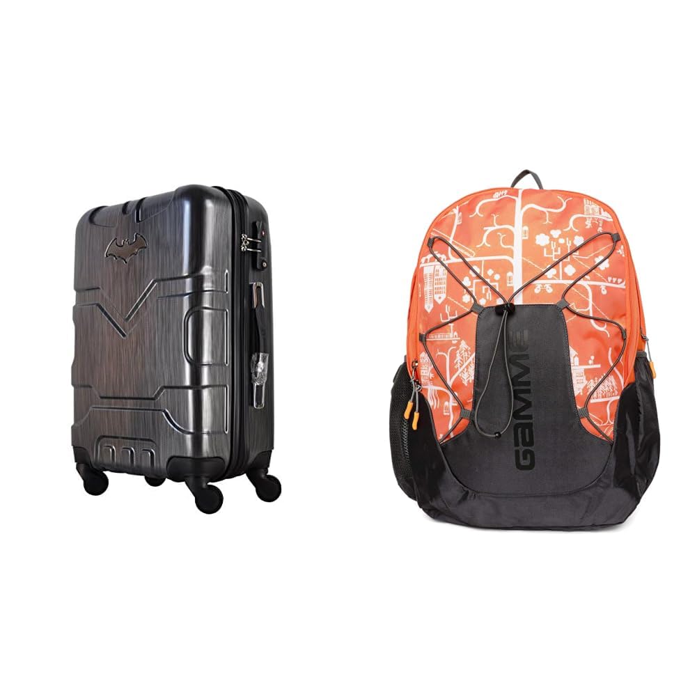 gamme Wyoks Grey 55 CMS Polycarbonate Hard Sided Luggage(16RGT028) + QUBITO 41 Ltrs, Backback for Boys, Backpack with Rain Cover, Backpack, Backpacks for Men-picture-19
