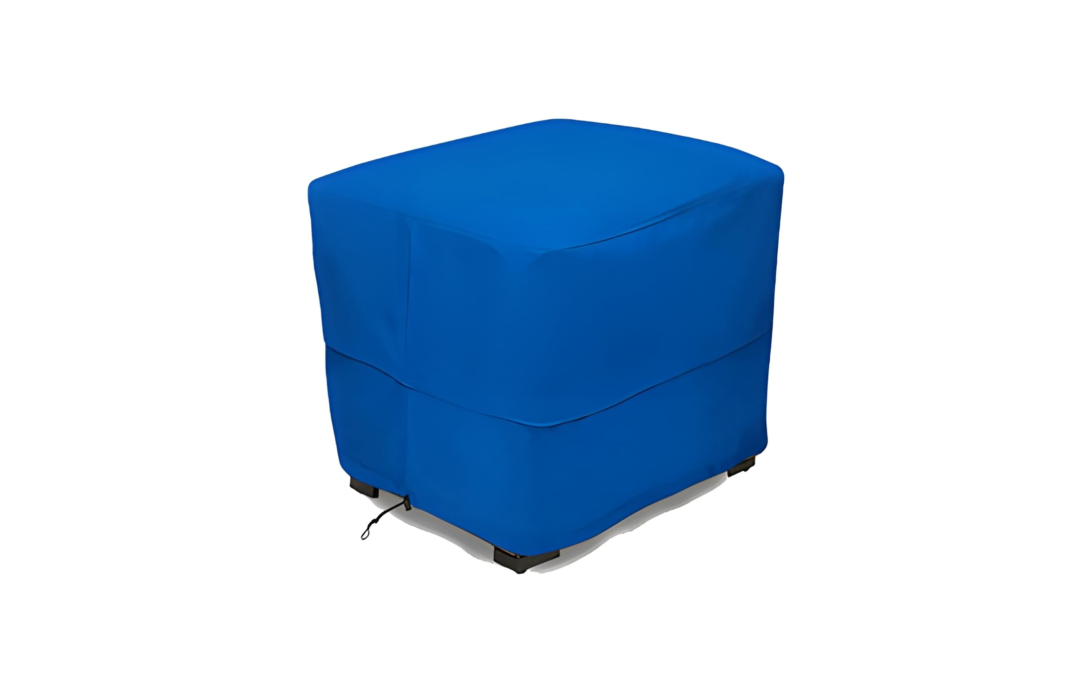 Eevelle Patio Square Ottoman Cover with Marine Grade Fabric - Waterproof Outdoor Ottoman Cover - Furniture Set Covers for Ottoman - Easy to Install - (15